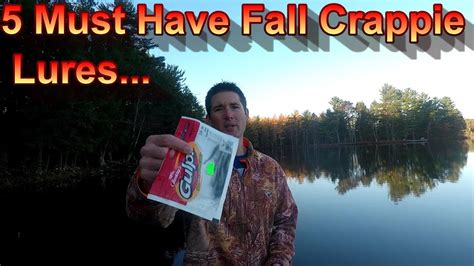 5 Must Have Fall Crappie Lures Youtube