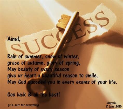 It can be an achievement in anything. Good Luck Wishes For Exam - Wishes, Greetings, Pictures ...