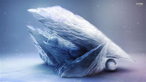 Ice Crystals Wallpaper 3d Wallpapers Crystal Background