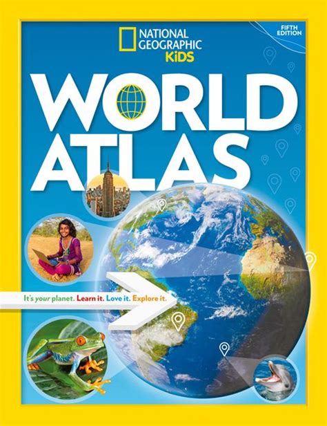 National Geographic Kids World Atlas 5th Edition Harpercollins Australia