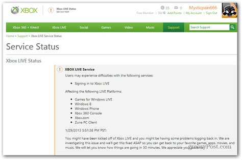 How To Check If Xbox Live Service Is Down