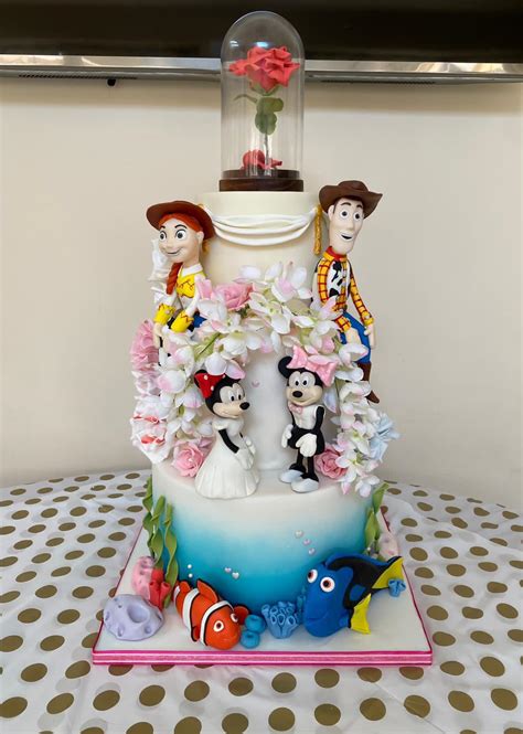 Disney Themed Wedding Cake Rbaking