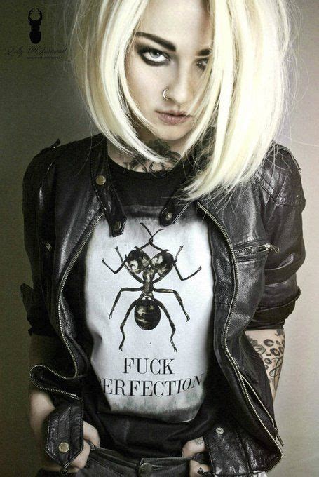 Goth Beauty On Twitter Blonde Goth Dark Beauty Punk Fashion