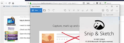 Take A Screen Snip With Snip And Sketch In Windows 10 Tutorials