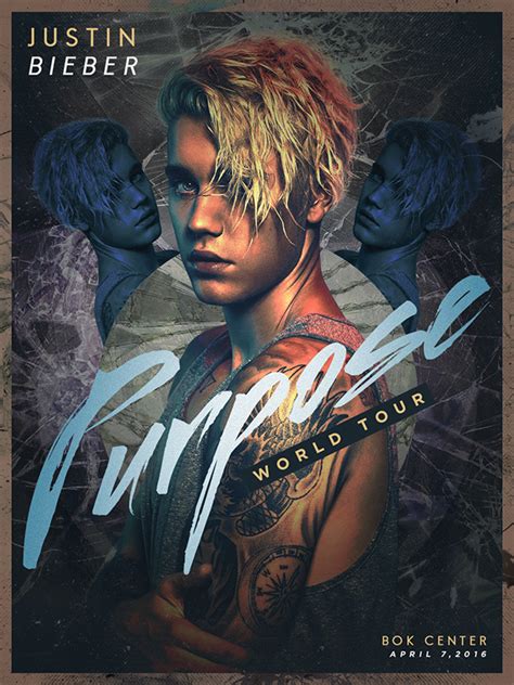 Voeg justin bieber toe aan jouw favorieten voor updates! Justin Bieber - Purpose World Tour (Poster) on Behance