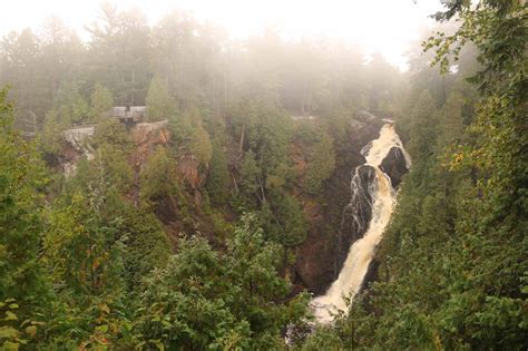 Big Manitou Falls Near Superior Wisconsin Usa