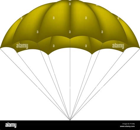 Parachute In Brown Design Stock Vector Image And Art Alamy