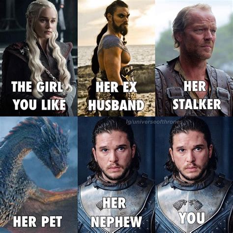 Game Of Thrones Memes With The Same Image As Their Characters In