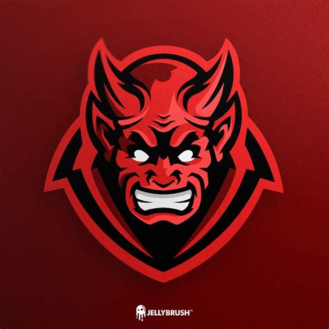 Demon Mascot Logo Diseño De Logotipos Disenos De Unas Dibujos