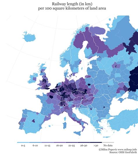 European Rail Maps Vivid Maps