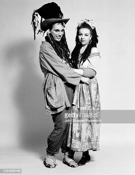 Musician Pete Burns Of Dead Or Alive With His Ex Wife Lynne Corlett