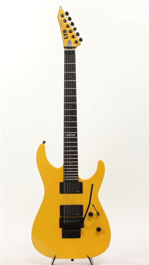 Esp Ltd M 1000 Yellow Electric Guitar Throwback 6