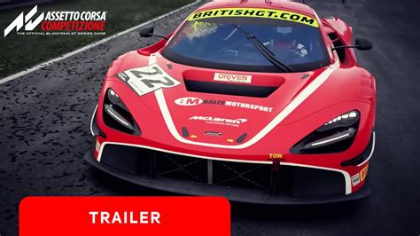 Assetto Corsa Competizione British Gt Pack Dlc Launch Trailer Youtube