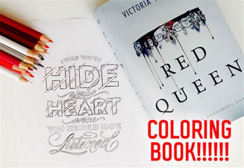 Epic Reads A Red Queen Coloring Book Is Officially