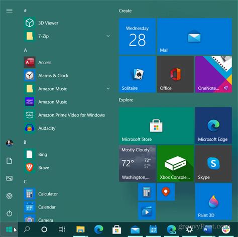 How To Choose A Custom Color For The Windows 10 Start Menu Groovypost