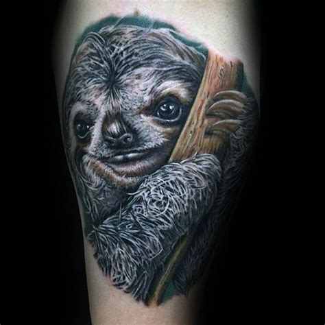 70 Sloth Tattoo Designs For Men Ink Ideas To Hang Onto Sloth Tattoo