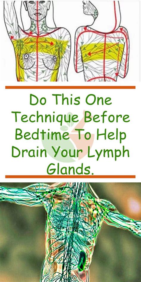 Do This One Technique Before Bedtime To Help Drain Your Lymph Glands
