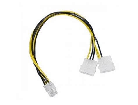 Pcc Dm6 Pcie Dynamode 4 Pin Molex To 6 Pin Pcle Converteradaptor