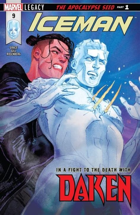 An Image Of The Cover To Iceman And His Companion Taken From Dc Comics