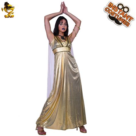 Guaranteed 100 Authentic Free Shipping Adult Cleopatra Costume Egyptian Queen Greek Goddess