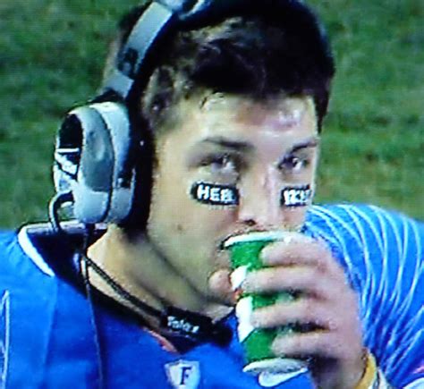 Hebrews Tim Tebow Eye Black Contains Bible Passage PHOTO HuffPost