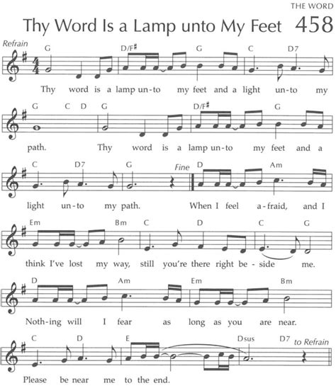 Thy Word Is A Lamp Unto My Feet ~ Hymn 458 ‹ First Presbyterian Winter