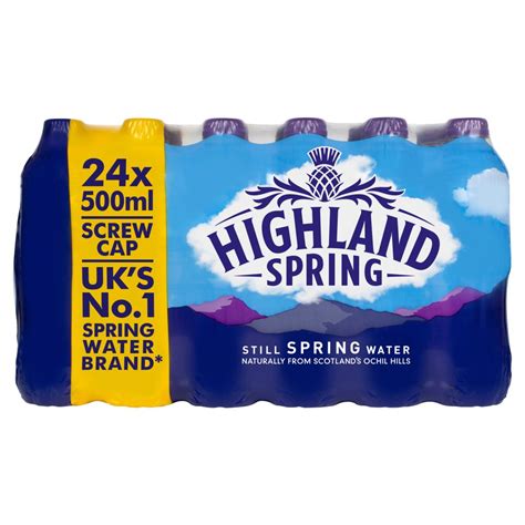 Highland Spring Still Spring Water 24 X 500ml Bb Foodservice