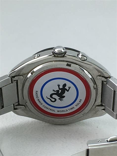 agnes b solar watch analog stainless blk slv 8b54 0bk0 marseille 8171 verygood ebay