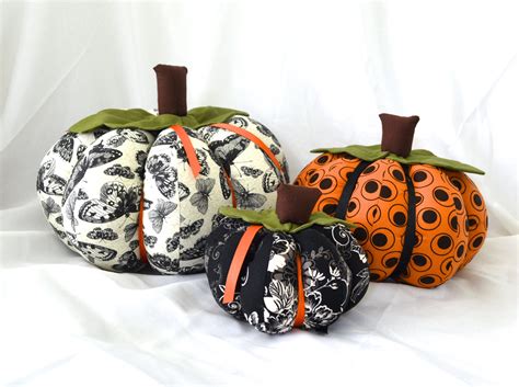 Fabric Pumpkins Fabric Pumpkins Fall Quilts Pumpkin