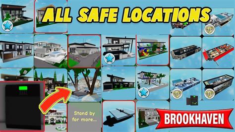 All Safe Locations In Brookhaven Rp Houses Apartments And Estates Youtube