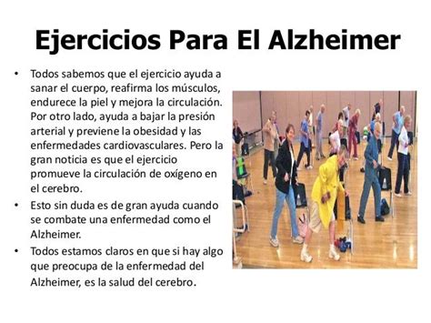Ejercicios Enfermos De Alzheimer