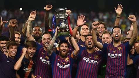 Taklukan Sevilla Barcelona Juara Piala Super Spanyol Indosport