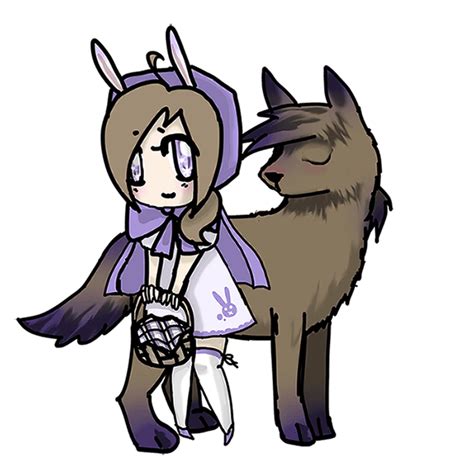 At Lil Purple Hood Bunny And Big Wolf Bandit By Heinbomelon On Deviantart