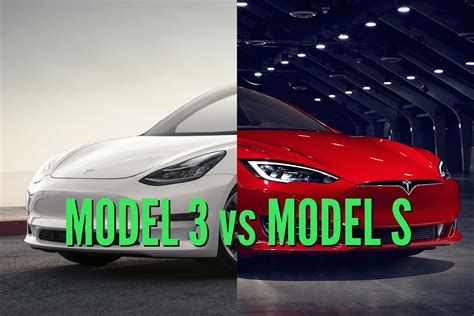 2017 Tesla Model 3 Vs Model S Differences Side By Side Comparison