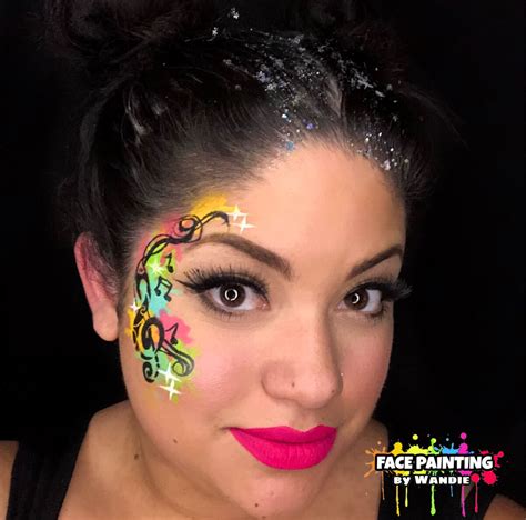 Music Notes Face Paint Drepaint