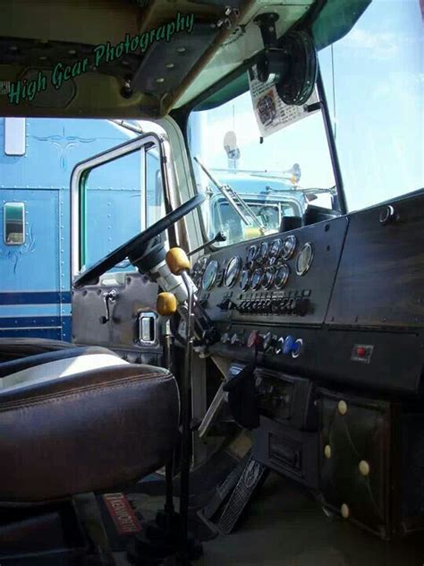 Pin By James Seidl On Twin Sticks Truck Interior Big Trucks Kenworth