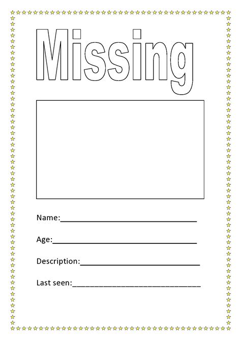 9 missing poster templates ideas missing posters temp