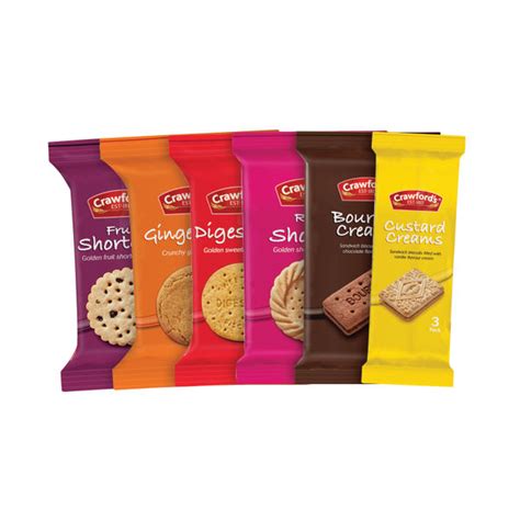 Crawfords Assorted Mini Biscuits Pack Of 100 A06059