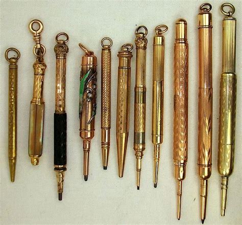 Vintage Propellingmechanical Gold Filled Pencils Mechanical
