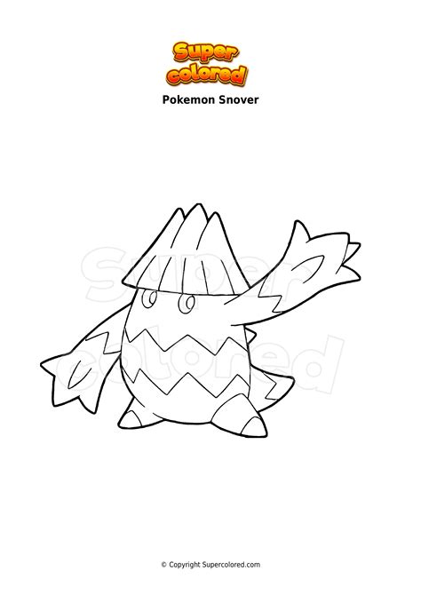 Snover Pokemon Coloring Pages Coloring Pages
