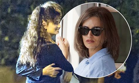 Penelope Cruz Débuts Her New Big Curly Hair Style On The Set Of Her New