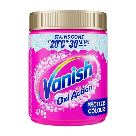 Morrisons Vanish Gold Oxi Action Powder Fabric Stain Remover Powder 470gproduct Information