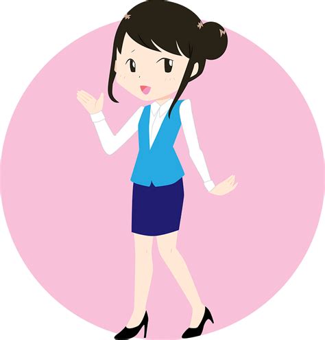 Business Woman At Work Clipart Free Download Transparent Png Creazilla