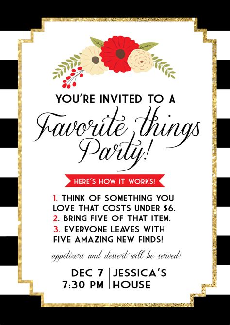 Maybe you would like to learn more about one of these? favorite things party