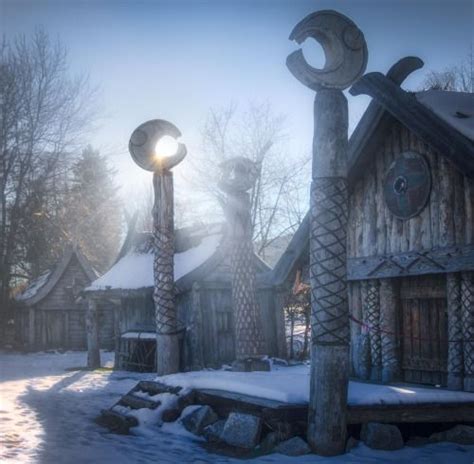 Faustinepau Viking Village Of Flake Movie Set Casa Viking Viking