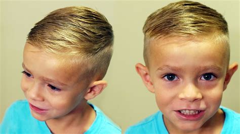 How To Cut Boys Hair Trendy Boys Haircut Tutorial Youtube