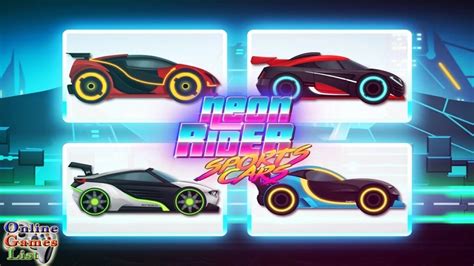 Car Games Neon Rider Drives Sport Cars Android Gameplay Youtube