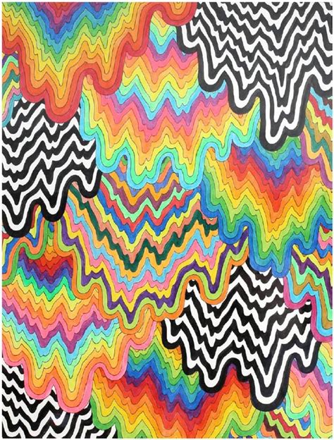 Trippy Drawings Psychedelic Drawings Abstract Drawings Art Drawings