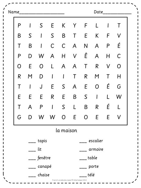 French Numbers 1 20 Word Search Wordmint Word Search Printable