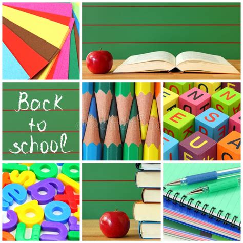 Back To School Collage Stock Image Image Of Back Colorful 15648543